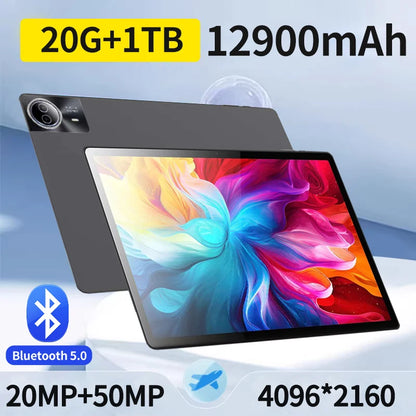 14 inch Tablet PC Android 14.0 Dual SIM Card 5G Call WIFI GPS Global Language Keyboard Google Store Netflix Watch Movies