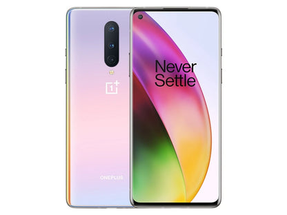 New Global ROM OnePlus 8 5G Mobile Phone 6.55" 90Hz Fluid AMOLED 12GB RAM 256GB ROM Snapdragon 865 Octa Core 30W QuackCharge