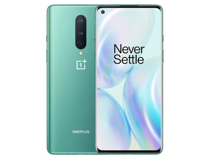 New Global ROM OnePlus 8 5G Mobile Phone 6.55" 90Hz Fluid AMOLED 12GB RAM 256GB ROM Snapdragon 865 Octa Core 30W QuackCharge