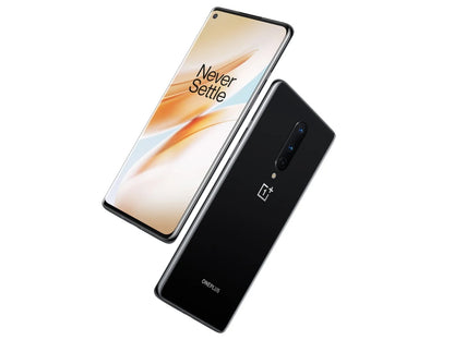 New Global ROM OnePlus 8 5G Mobile Phone 6.55" 90Hz Fluid AMOLED 12GB RAM 256GB ROM Snapdragon 865 Octa Core 30W QuackCharge