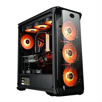 Aotesier New style desktop computer latest Intel Core i3 i5 i7 HD Graphics desktop computer support graphics card office gaming